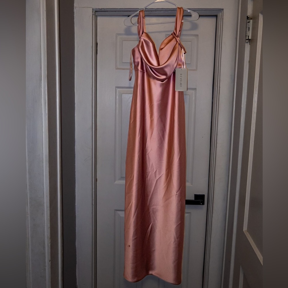 Revelry Sienna Satin in Rose Quartz